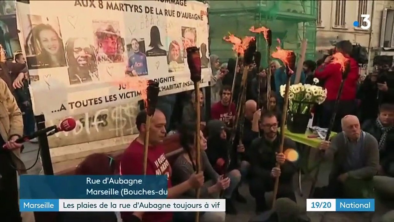 Marseille : les plaies de la rue d'Aubagne sont toujours à vif