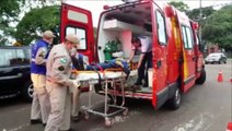 Idosa fica ferida ao ser atropelada na Rua Maranhão