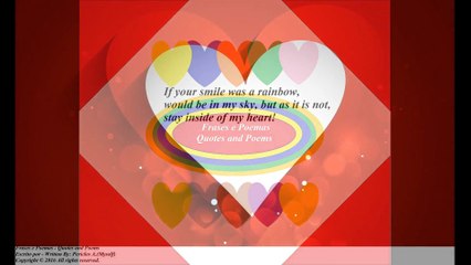 If your smile was a rainbow, would be in my sky [Quotes and Poems]