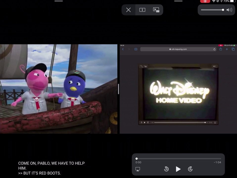 The Backyardigans: Pirate Camp - Ep.58 Scream Ahh Austin Scream Ahh Yell Gaby SpongeBob Le Big Switch Walt Disney Home Video