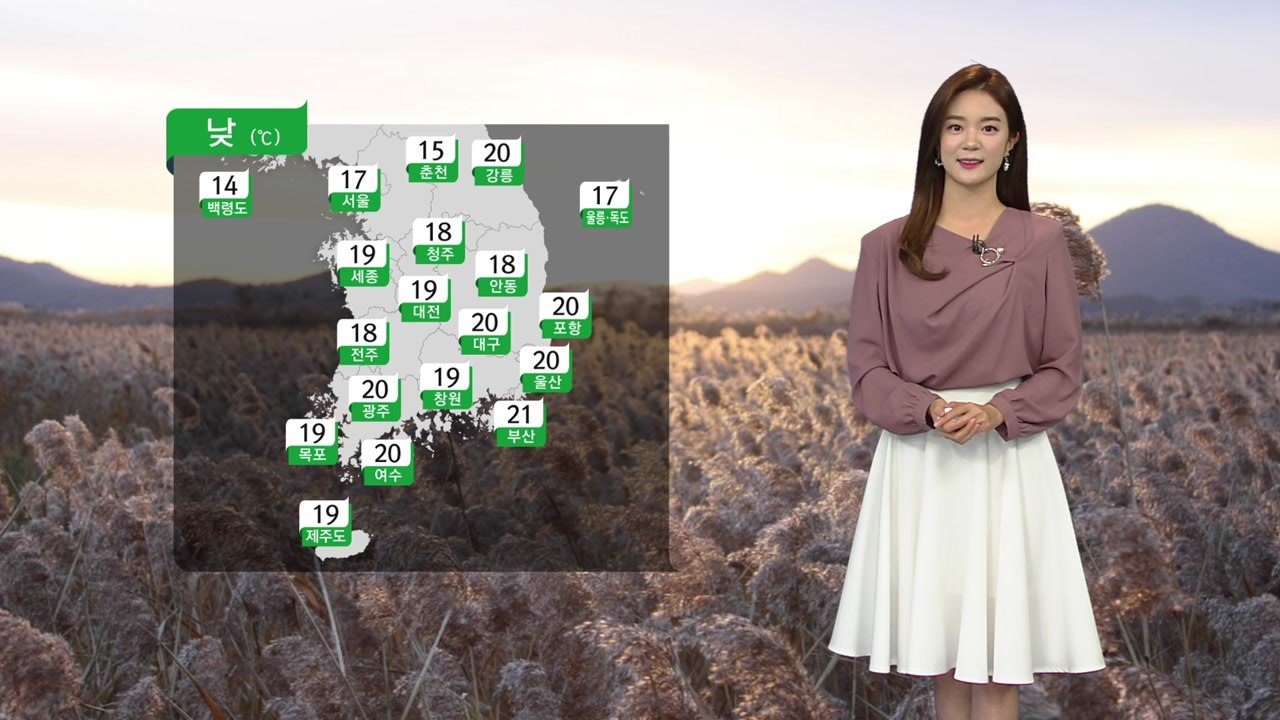 [날씨] 출근길 어제보다 '쌀쌀'…중서부 오전 미세먼지 / YTN