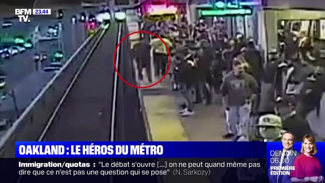 Oakland: sauvetage in extremis d'un homme tombé sur les rails du métro - 05/11
