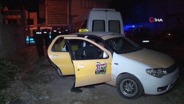Polisten kaçan taksi sürücüsü aracı terk edip kayıplara karıştı