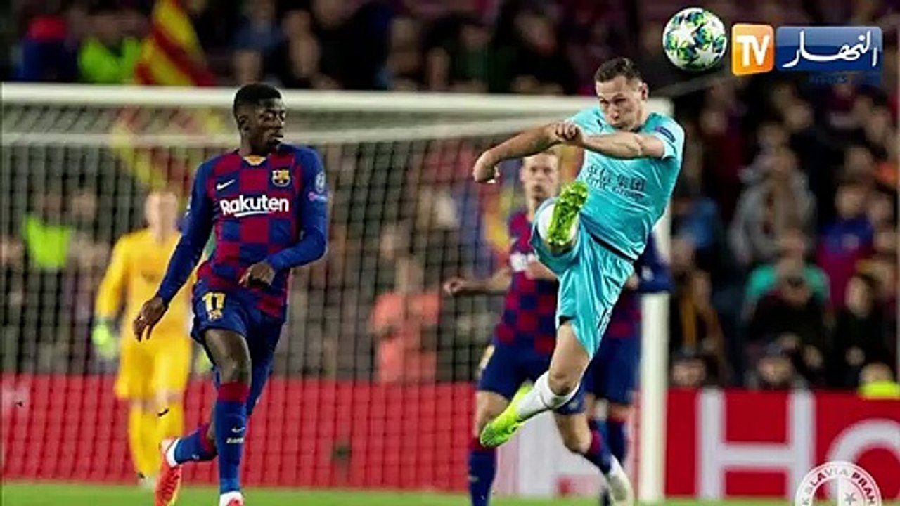سلافيا براغ يفرض التعادل على برشلونة في دوري أبطال أوروبا