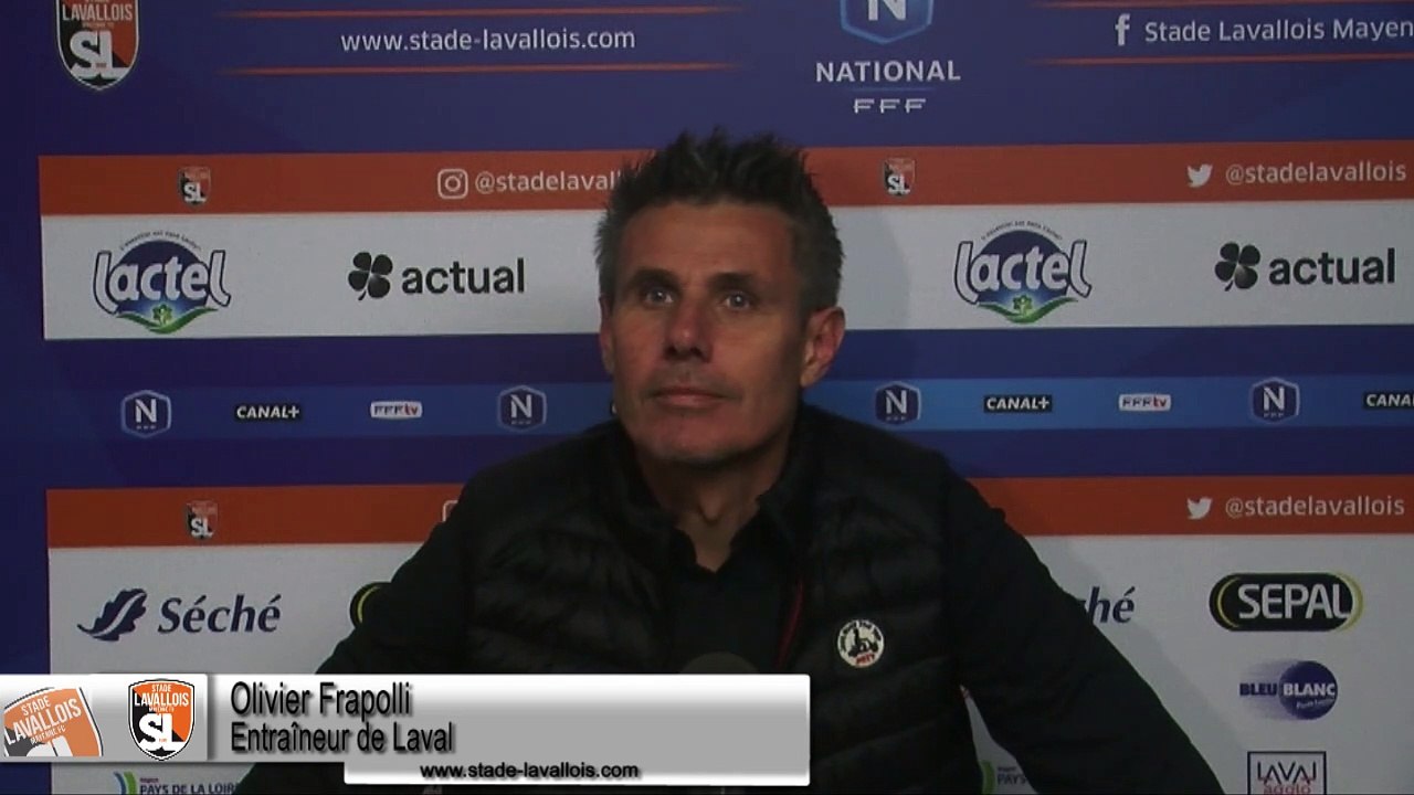 (J13) Laval 2 - 0 GFC Ajaccio, réaction d' Olivier Frapolli