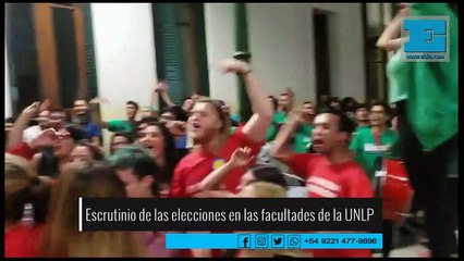 Escrutinio en las elecciones estudiantiles en la UNLP