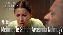 Mehmet'le seher arasında nolmuş? - Adını Feriha Koydum 28. Bölüm