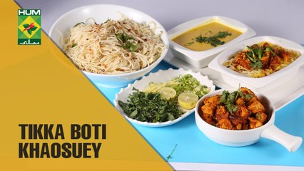 Tikka Boti Khaosuey | Tarka | Masala TV Show | Rida Aftab