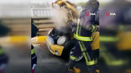 6 bin liraya yaptırılan otomobil 5'inci kilometrede yandı