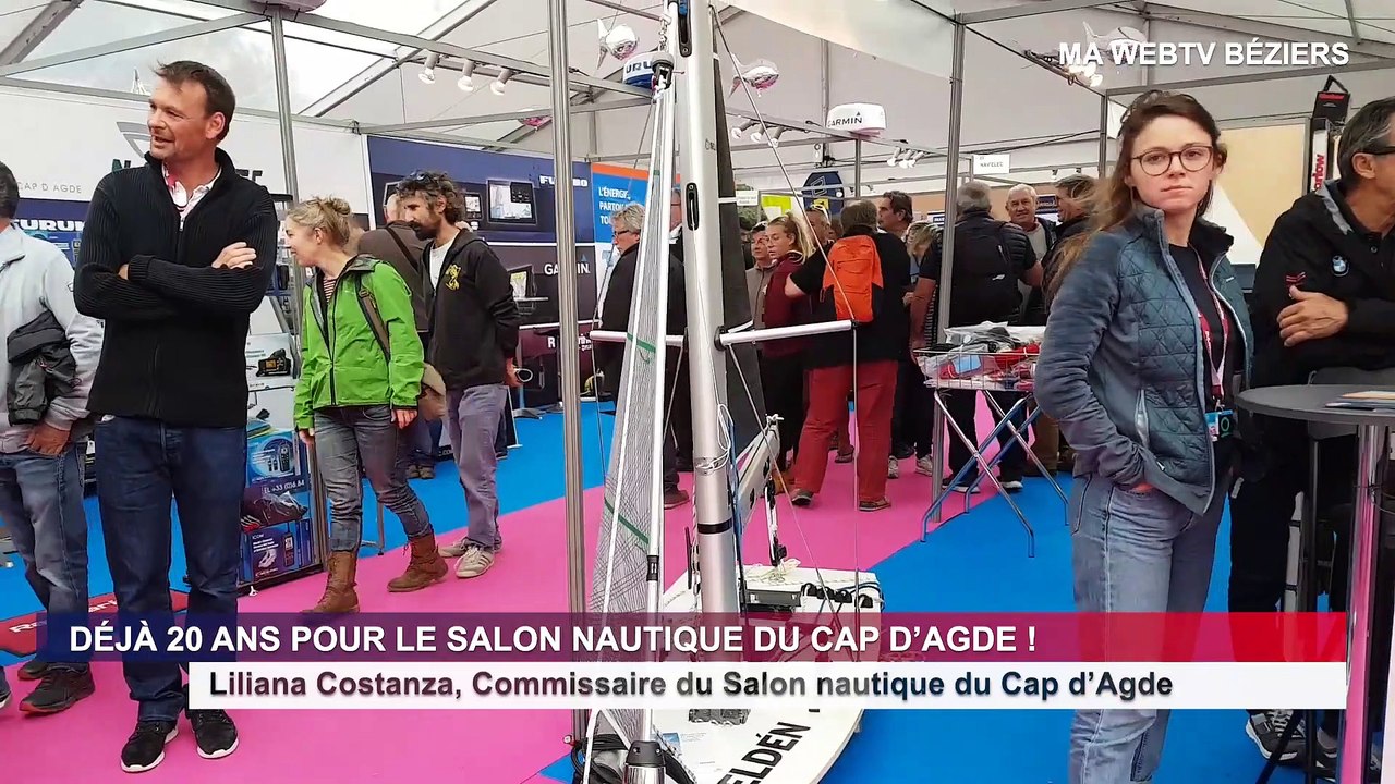 LE CAP D'AGDE - Salon nautique 2019 : Interviews de Liliana Costanza et d'Yvan Bourgnon
