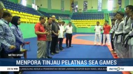 Menpora Tinjau Pelatnas SEA Games