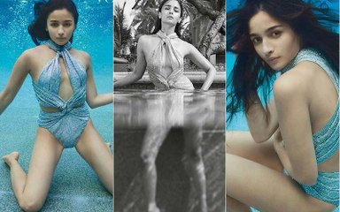 Alia Bhatt Just Walked Into The Pool And Took A Dip Wearing Bunch Of  Expensive Dresses