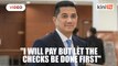 I will pay if there are any outstanding travel bills, says Azmin on RM329k suit