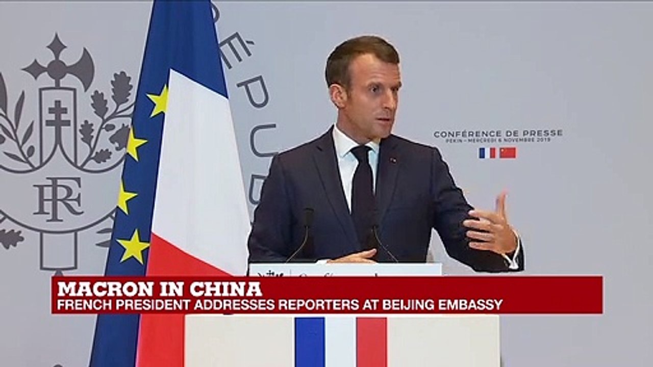 Macron on Hong Kong: "We called for dialogue and de-escalation"