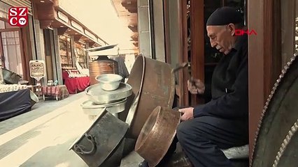 Çırak olarak başladığı bakırcılıkta 70 yılını geride bıraktı