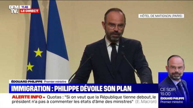 Édouard Philippe: Nous voulons reprendre le contrôle de notre politique migratoire