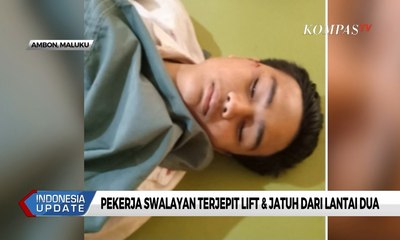 Pekerja Swalayan di Ambon Terjepit Lift & Jatuh Dari Lantai Dua