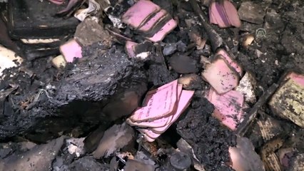 300 yıllık binada yangın - MARDİN