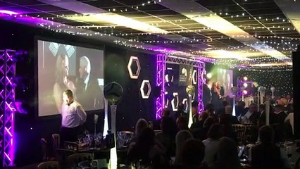 Rob Lee speaks after being inducted into the Newcastle United Foundation's Hall of Fame