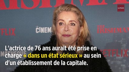 Catherine Deneuve hospitalisée après un malaise