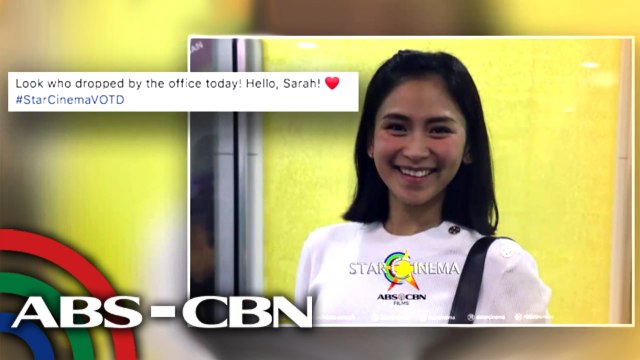 Pagbisita ni Sarah Geronimo sa Star Cinema, usap-usapan ng fans | UKG
