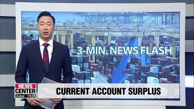 Current account records surplus of US$ 7.5 bil. in September, down 32% y/y