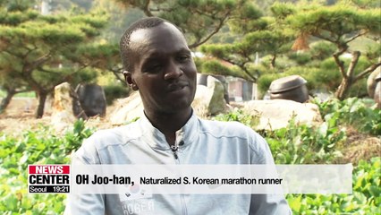 Naturalized marathoner Oh Joo-han says his goal for 2020 Tokyo Olympics is top three