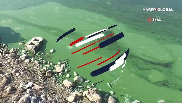 Baraj gölündeki korkutan görüntünün nedeni belli oldu!