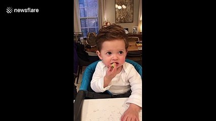 Illinois baby tries sour lime for the first time and hates it