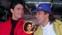 Raveena Tandon Reveals Salman Khan & Aamir was not talking during Andaz Apna Apna | FilmiBeat