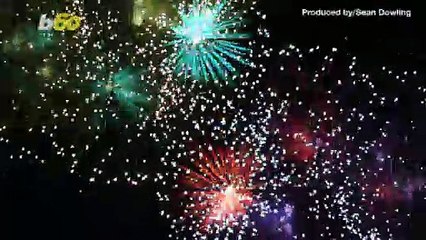 Firework Display Backfires and Dad is Hit on the Neck by a Rogue Rocket