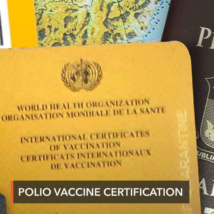 Traveling? You may need to get a polio vaccine certificate – here’s how