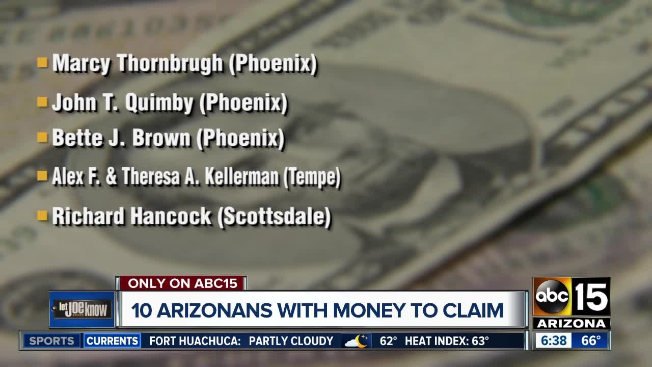 Do you have money waiting to be claimed?