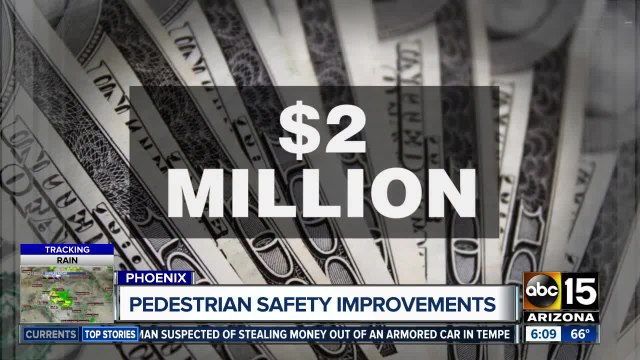 Phoenix City Council to vote on $2 million in pedestrian safety improvements