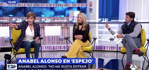 La deplorable actriz Anabel Alonso encuentra cobijo en ‘Espejo Público’ y se abalanza como una posesa sobre Fran Rivera