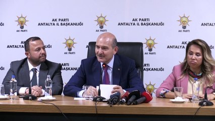Soylu: 'Öyle koşuyoruz, öyle koşacağız ki muhalif olarak arkamızdan gelenler tozumuzu bile göremeyecekler' ANTALYA