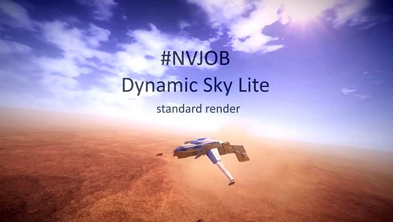 #NVJOB Dynamic Sky Lite (standard render). V2.3. Unity Asset.
