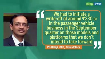 Tata Motors writes off Rs 230 crore in Q2 on cars no longer profitable