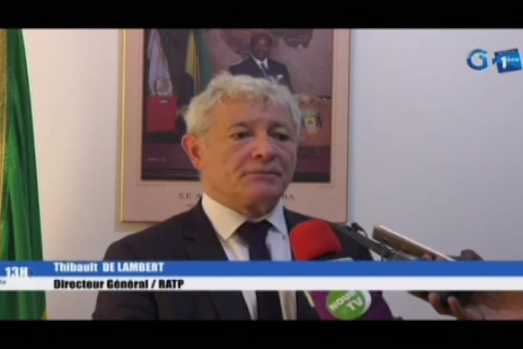 RTG/Réunion de travail entre le Premier Ministre, Justin NDOUDANGOYE et la Régie Autonome des Transports Parisiens (RATP)