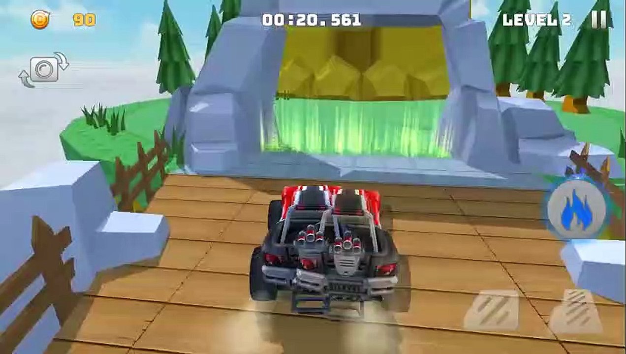 Mountain Climb   Stunt 2 Car game video - Level #1 to Level #6 - #StuntCar2game #KidsCarGames