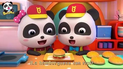 Cocineros de Hamburguesas | Canción Infantil | Oficios y Profesiones Para Niños | BabyBus
