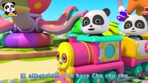 Las Ruedas del Pequeño Tren | Canción Infantil | 3D Video para Niños | BabyBus