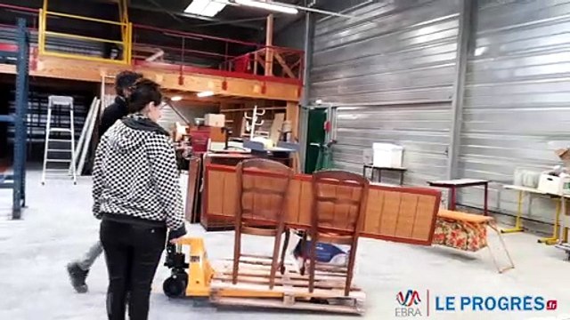 Ouverture de la recyclerie « La Rênoverie » à Amberieu