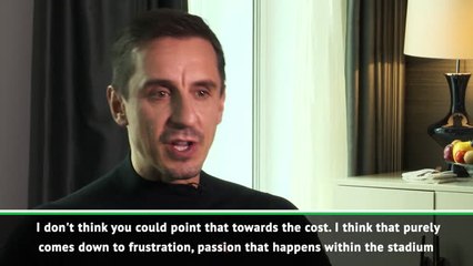 Xhaka incident down to fans' frustration - Neville