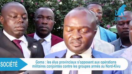 Les élus provinciaux s'opposent à l'entrée de forces étrangères en renfort dans le Nord-Kivu
