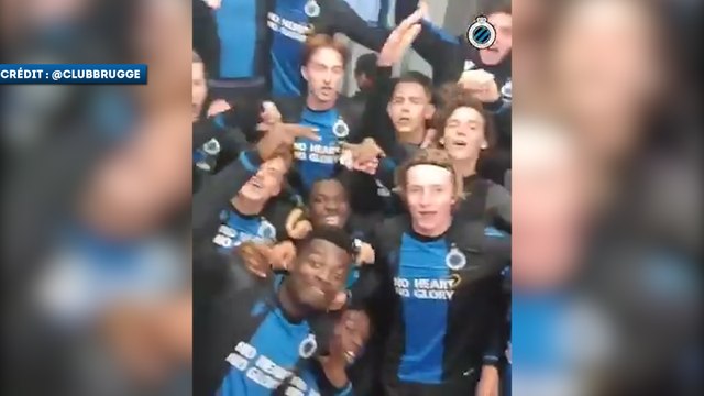 L’ambiance de folie dans le vestiaire de Bruges après la raclée infligée au PSG