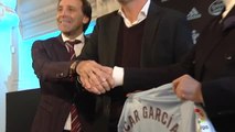 El Celta presenta a Óscar García, su nuevo entrenador