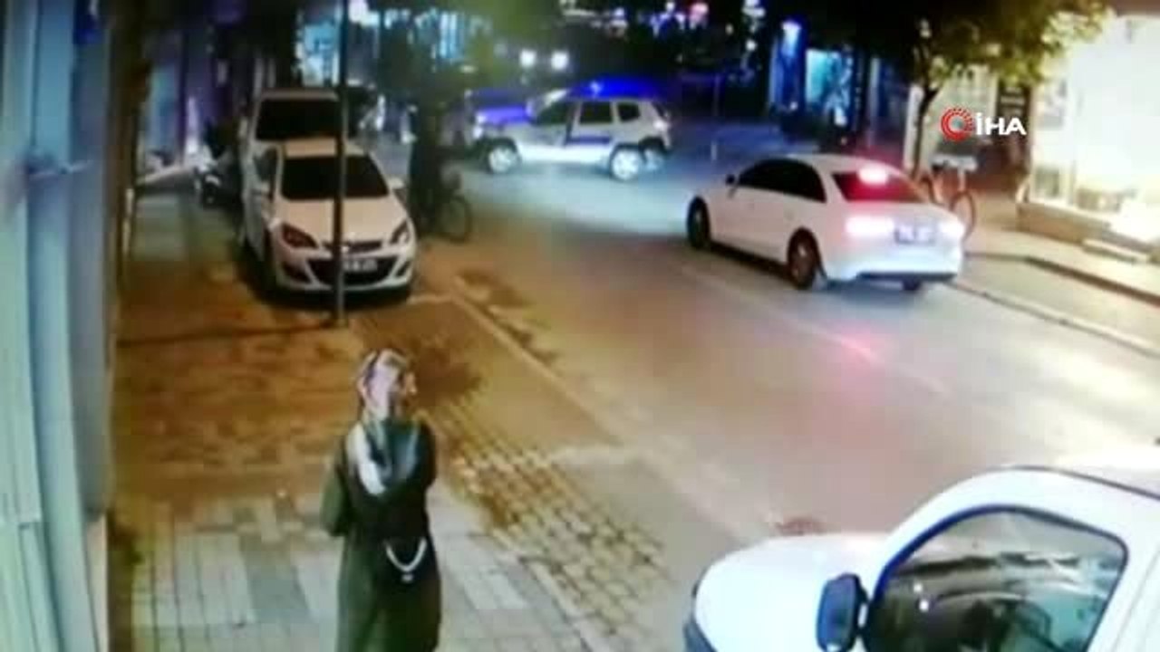 İnegöl'de sıcak anlar, o anlar saniye saniye kameraya yansıdı