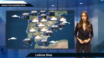 El tiempo: pronóstico para el jueves 7 de noviembre