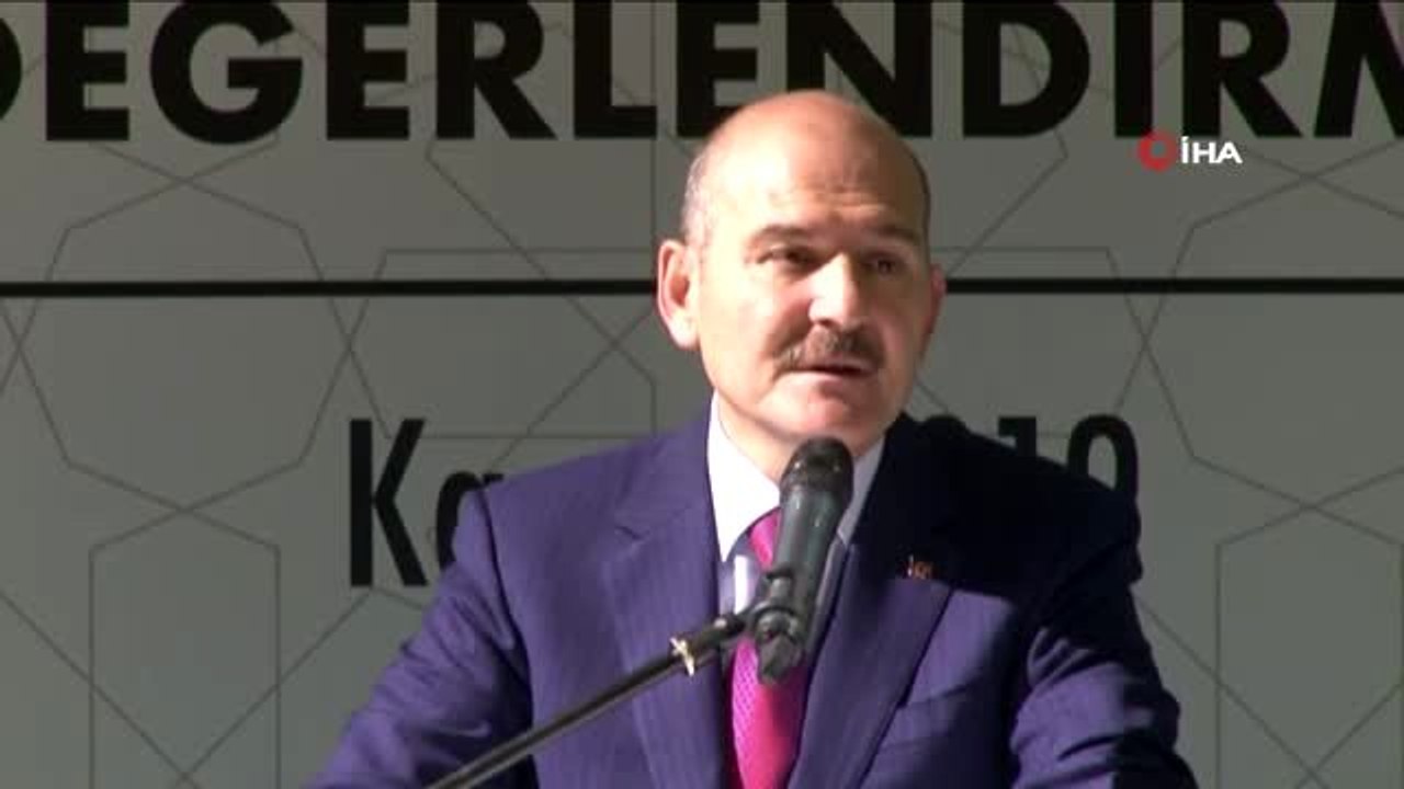 Süleyman Soylu: "Yerleştirmeye çalıştıkları fikir, 'Hepsi gidecek mi, gitmeyecek mi'? Toplumu bir...